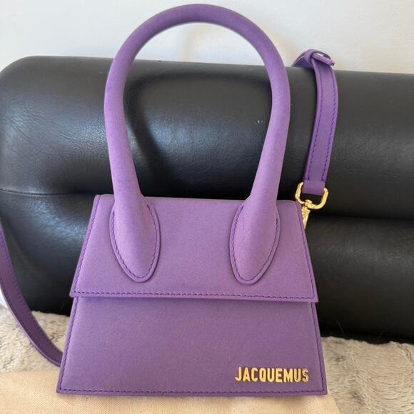 JACQUEMUS PURPLE LE CHIQUITO MOYEN BAG - Picture 5 of 8